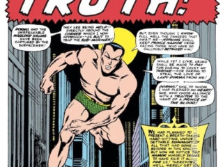 Tales to Astonish #87, pg. 7; pencils and inks, Bill Everett; Stan Lee, Imperius Rex, Moment of Truth, Prince Namor the Sub-Mariner