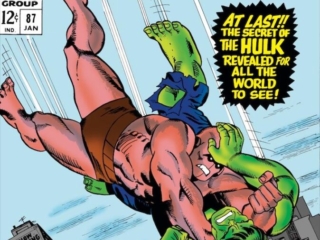 Tales to Astonish #87 cover; pencils and inks, Gil Kane; The Incredible Hulk, Marvel