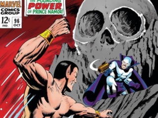 Tales to Astonish #96 cover; pencils and inks, Dan Adkins; Somewhere Stands Skull Island, , The Plunderer