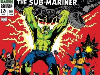 Tales to Astonish #99 cover; pencils, Marie Severin; inks, Dan Adkins ; Lord of the Living Lightning, When the monster Wakes, Incredible Hulk strongest there is