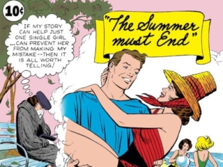 Teen-Age Romance #84 cover; pencils, Jack Kirby; inks, George Klein; The Summer Must End, Marvel August 1961 Omnibus