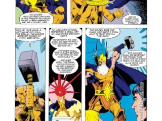 Thor Annual #11, pg. 14; pencils, Bob Hall; inks, Vince Colletta; Odin, Mjolnir, first appearance, origin, Draupnir, Young Thor, Young Loki