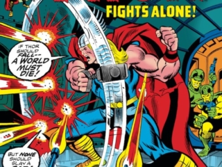 Thor #218 cover; pencils, Rich Buckler; inks, Joe Sinnott