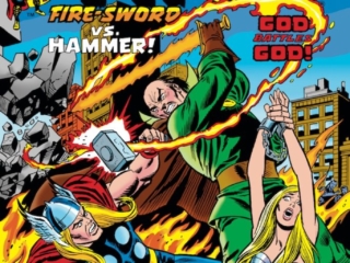 Thor #223 cover; pencils, Gil Kane; inks, Frank Giacoia