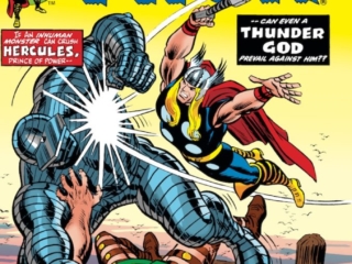 Thor #224 cover; pencils and inks, John Romita Sr.; Destroyer/Hercules