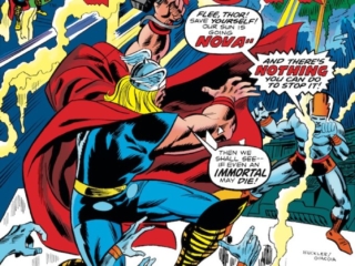 Thor #228 cover; pencils, Rich Buckler; inks, Frank Giacoia