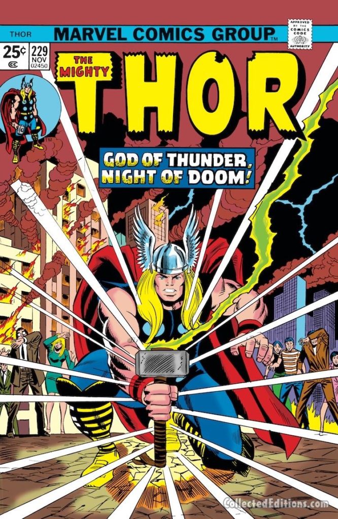 Thor #229 cover; pencils, Ron Wilson; inks, Mike Esposito