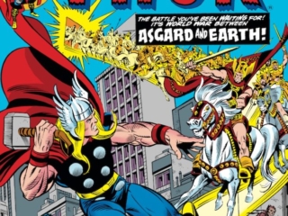 Thor #233 cover; pencils, Gil Kane; inks, Joe Sinnott