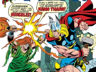 Thor #235 cover; pencils, Gil Kane; inks, Frank Giacoia
