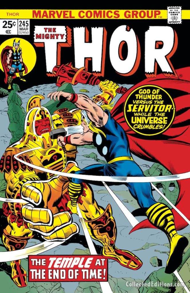 Thor #245 cover; pencils, Rich Buckler; inks, Joe Sinnott