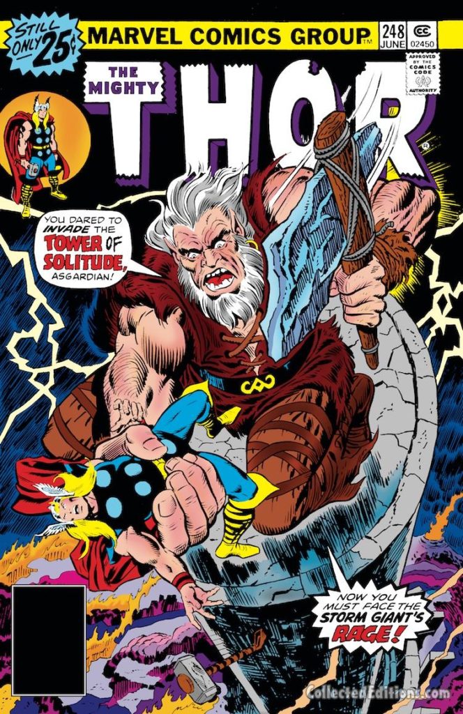 Thor #248 cover; pencils, Rich Buckler; inks, Frank Giacoia, Joe Sinnott