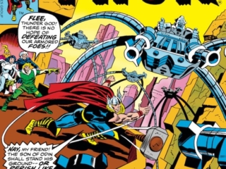 Thor #261 cover; pencils, John Buscema; inks, Frank Giacoia