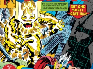 Thor #263 cover; pencils, John Buscema; inks, Joe Sinnott