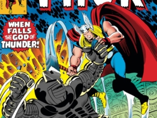 Thor #265 cover; pencils, Walter Simonson; inks, Joe Sinnott