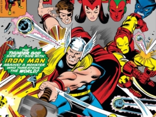 Thor #271 cover; pencils, Walter Simonson; Iron Man