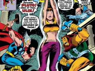 Thor #279 cover; pencils, Dave Cockrum; Pluto, Ulik