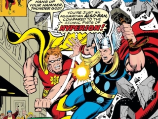 Thor #280 cover; pencils and inks, Joe Sinnott; Hyperion