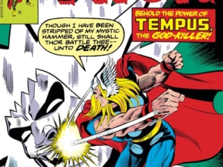 Thor #282 cover; pencils, Keith Pollard; Tempus