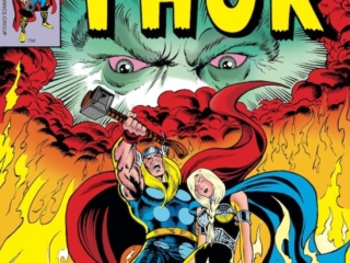 Thor #299 cover; pencils and inks, Keith Pollard; Valkyrie