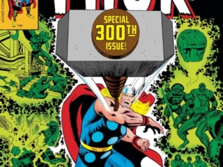 Thor #300 cover; pencils and inks, Keith Pollard