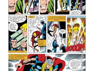 Thor #315, pg. 14; layouts, Keith Pollard; pencils and inks, Gene Day; Doctor Don Blake, alter ego, Mjolnir, walking stick