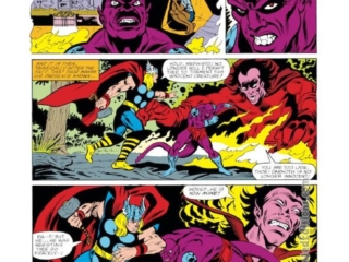 Thor #325, pg. 11; pencils, Alan Kupperberg; inks, Jim Mooney; Mephisto, Darkoth