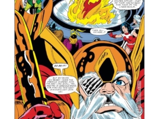 Thor #326, pg. 22; pencils, Alan Kupperberg; inks, Jon D&rsquo;Agostino; Odin, Sif, Surtur