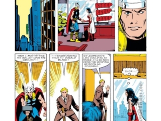 Thor #336, pg. 11; pencils and inks, Herb Trimpe; Sif, Doctor Don Blake