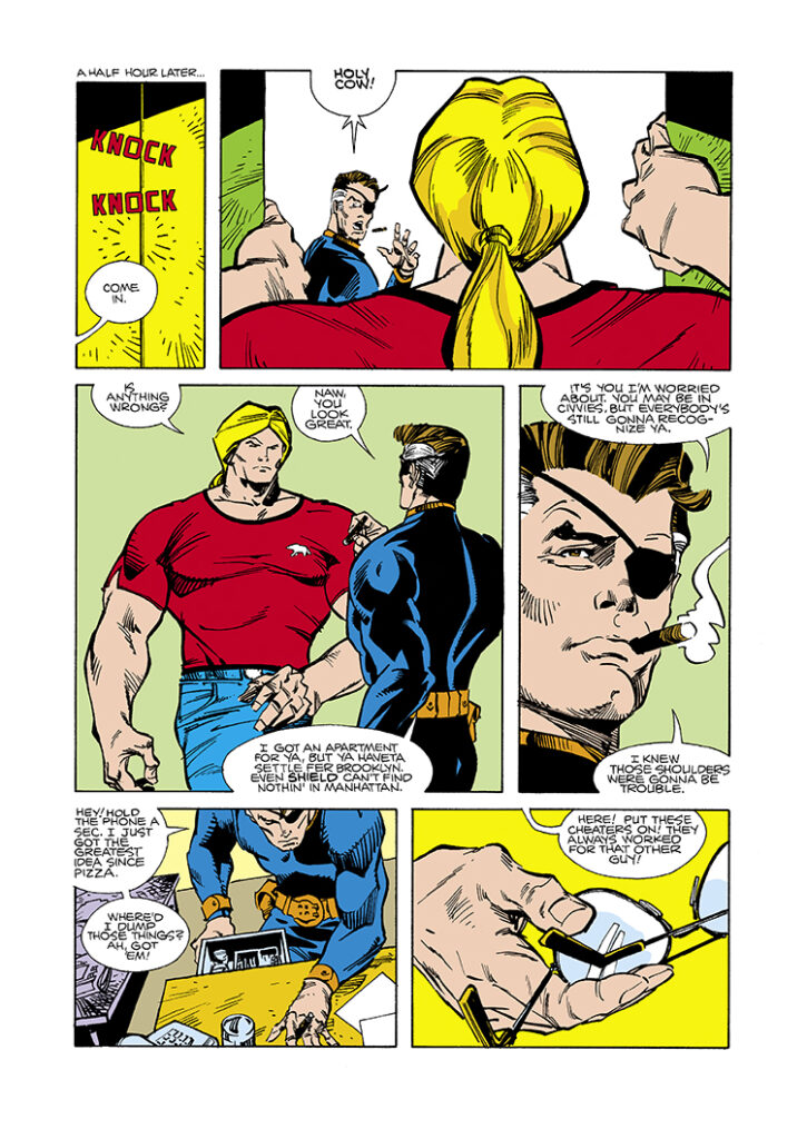 Thor #341, pg. 7; pencils and inks, Walter Simonson; Doc Samson, Nick Fury