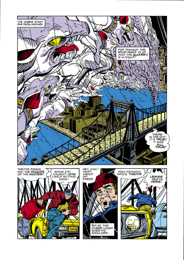 Thor #346, pg. 12; pencils, Walter Simonson; inks, Terry Austin; cabbie