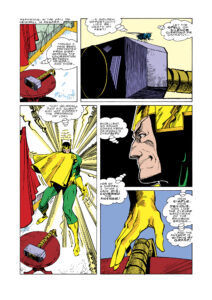 The Mighty Thor #365, pg. 12; pencils and inks, Walter Simonson