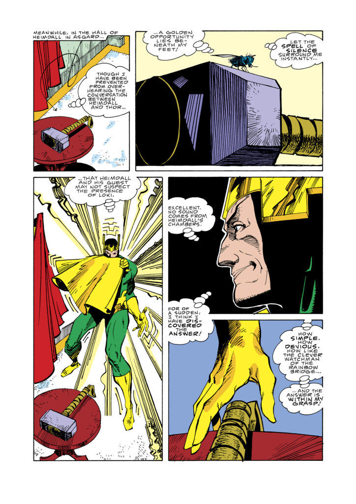 The Mighty Thor #365, pg. 12; pencils and inks, Walter Simonson