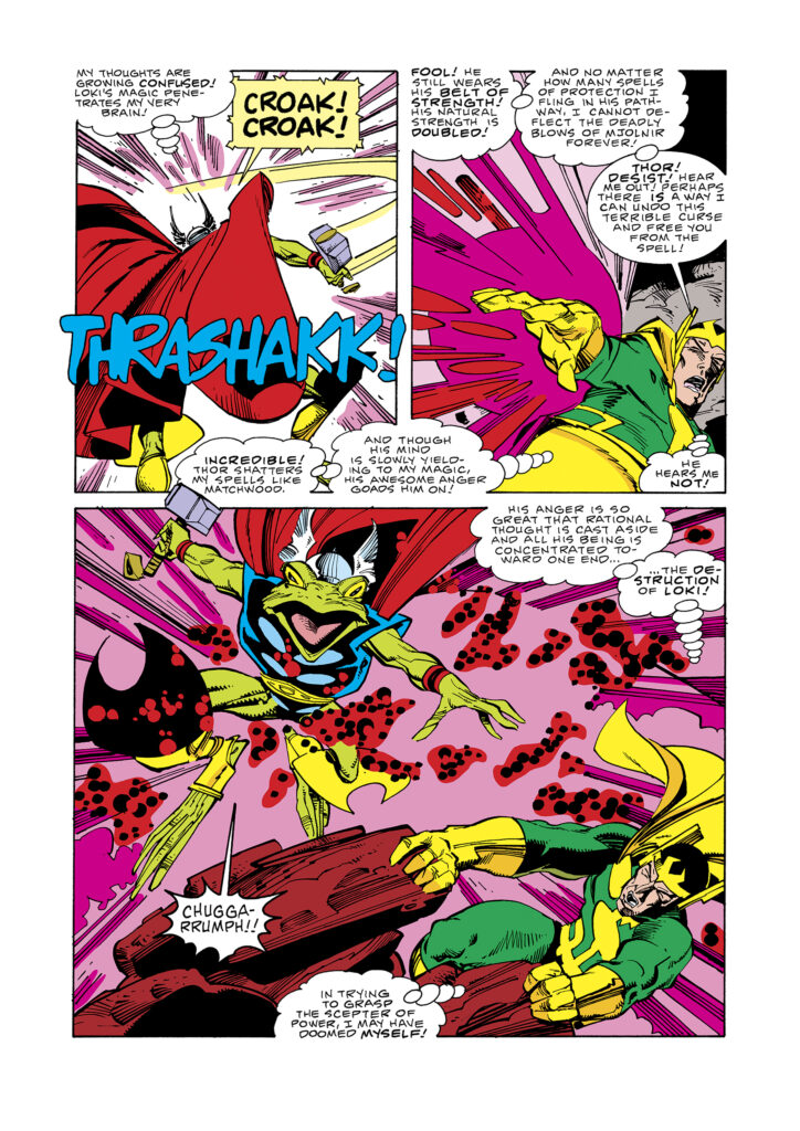 The Mighty Thor #366, pg. 14; pencils and inks, Walter Simonson