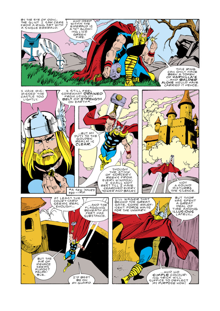 The Mighty Thor #368, pg. 21; pencils and inks, Sal Buscema