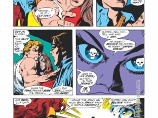 Tomb of Dracula #2, pg. 10; pencils, Gene Colan; inks, Vince Colletta; Clifton Graves, Jeanie, Frank Drake, cross, vampire, Count Dracula