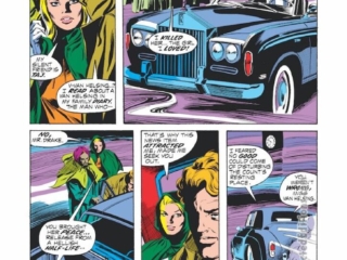 Tomb of Dracula #3, pg. 3; pencils, Gene Colan; inks, Tom Palmer; Rachel Van Helsing, Taj, Rolls Royce, Frank Drake