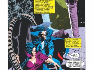 Tomb of Dracula #6, pg. 1; pencils, Gene Colan; inks, Tom Palmer; The Moorlands Monster, Gardner Fox, splash page, Lenore