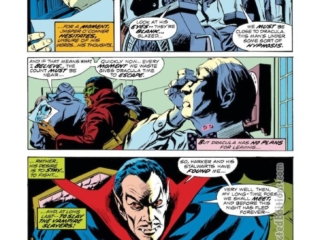 Tomb of Dracula #13, pg. 14; pencils, Gene Colan; inks, Tom Palmer; Jasper O&rsquo;Connor; Quick Harker