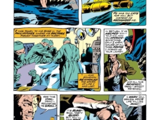 Tomb of Dracula #20, pg. 14; pencils, Gene Colan; inks, Tom Palmer; Doctor Sun