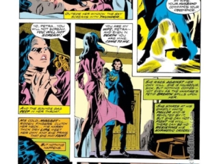 Tomb of Dracula #22, pg. 9; pencils, Gene Colan; inks, Tom Palmer; Petra Vornik