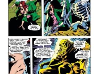 Tomb of Dracula #23, pg. 15; pencils, Gene Colan; inks, Tom Palmer; Shiela Whittier, Alestar Dunwick