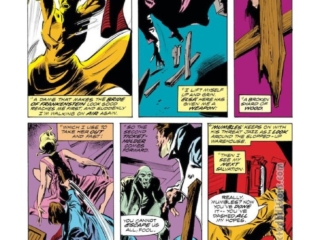 Tomb of Dracula #25, pg. 14; pencils, Gene Colan; inks, Tom Palmer; Mumbles