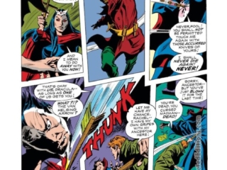 Tomb of Dracula #28, pg. 11; pencils, Gene Colan; inks, Tom Palmer; Count Dracula, Lilith, Daughter, Blade, Vampire Hunter, Danny Summers