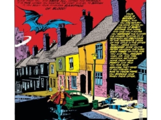 Tomb of Dracula #29, pg. 1; pencils, Gene Colan; inks, Tom Palmer; Vengeance Is Mine, Sayeth the Vampire, Marv Wolfman, writer, splash page, Beverly Gable