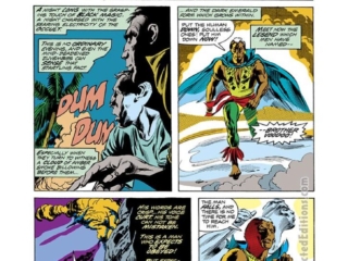 Tomb of Dracula #34, pg. 3; pencils, Gene Colan; inks, Tom Palmer; Brother voodoo, Count Dracula