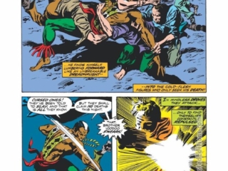 Tomb of Dracula #35, pg. 5; pencils, Gene Colan; inks, Tom Palmer; Frank Drake