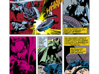 Tomb of Dracula #37, pg. 10; pencils, Gene Colan; inks, Tom Palmer; Count Dracula, Janet Golin, Stu Summers, motorcycle crash