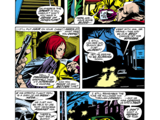 Tomb of Dracula #38, pg. 8; pencils, Gene Colan; inks, Tom Palmer; Count Dracula, Harold H. Harold, Mr Greadely, Quincy Harker, Frank Drake