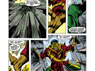 Tomb of Dracula #42, pg. 3; pencils, Gene Colan; inks, Tom Palmer; Blade