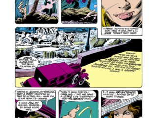 Tomb of Dracula #48, pg. 10; pencils, Gene Colan; inks, Tom Palmer; Count Dracula, vampire; Count Marcos De La Triana, Marianne